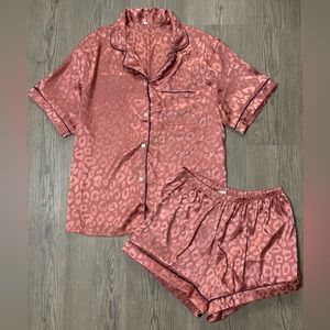 Rose Gold Leopard Pajamas